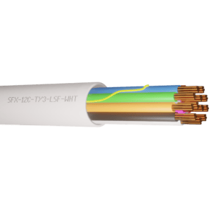 Alarm Cable Type 3 TCCA 12 Cores LSF - White 500m