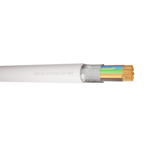 Alarm Cable Type 3 TCCA 12 Cores Screened LSF - White 100m