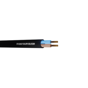 2182Y Flexible Power Cable 0.5mm PVC (H03VV-F 2X0.5) - Black 100m