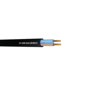 3182B Flexible Power Cable 1.0mm LSZH (H05Z1Z1-F 2X1.0) - Black 100m