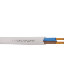 23182B Flexible Power Cable 1mm LSZH (H05Z1Z1-F 2X1.0) - White 250m