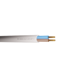 3182B Flexible Power Cable 1.5mm LSZH (H05Z1Z1-F 2X1.50) - White 100m