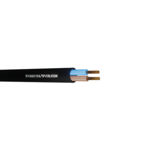 3182Y Flexible Power Cable 0.75mm PVC (H05VV-F 2X0.75) - Black 100m