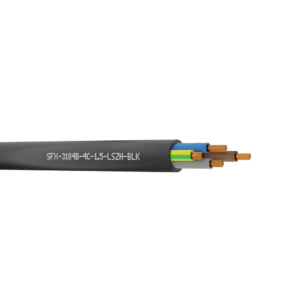 3184B Flexible Power Cable 1.5mm LSZH (H05Z1Z1-F 4G1.5) - Black 100m