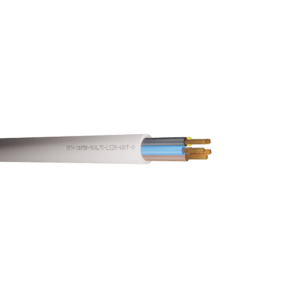 3185B Flexible Power Cable 0.75mm LSZH (H05Z1Z1-F 5X0.75) - White 100m