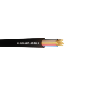 3186B Flexible Power Cable 0.75mm LSZH (A05Z1Z1-F 6X0.75) - Black 100m