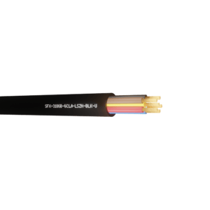 3186B Flexible Power Cable 1.0mm LSZH (A05Z1Z1-F 6X1.0) - Black 100m