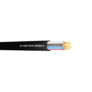 3187B Flexible Power Cable 0.75mm LSZH (A05Z1Z1-F 7X0.75) - Black 100m