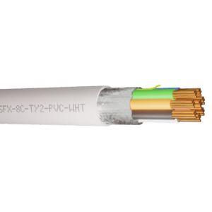 Alarm Cable Type 2 8 Cores PVC - White 200m