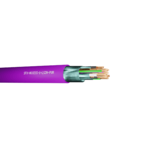 Access Control Cable 1 Pair 20AWG OSC, Pairs 2 and 3 22AWG ISP, 9 Cores 22AWG OSC LSZH - Purple 1000m