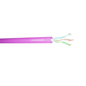 Data Cable Category 5e 4 Pairs UTP LSZH - Purple 305m