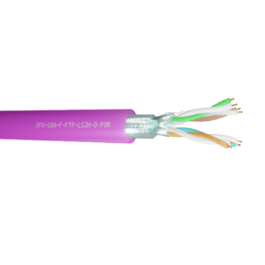Data Cable DCA Category 6A 4 Pairs F/FTP LSZH - Purple 1000m