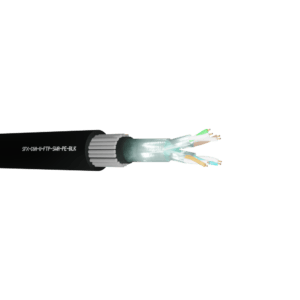 Data Cable Category 6A 4 Pairs U/FTP SWA PE - Black 100m