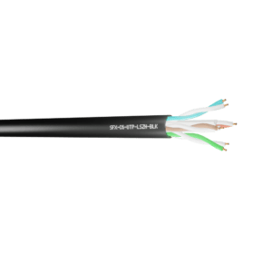 Data Cable Category 6 4 Pairs UTP LSZH - Black 305m