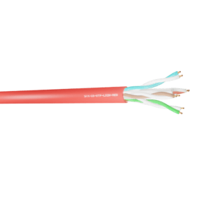 Data Cable Category 6 4 Pairs UTP LSZH - Red 305m