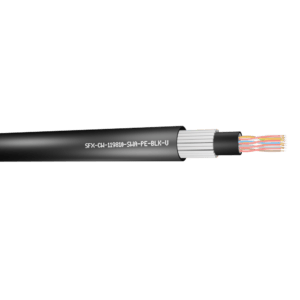 CW1198 Telecom Cable 10 Pairs 0.5mm PJ Filled SWA PE - Black 100m