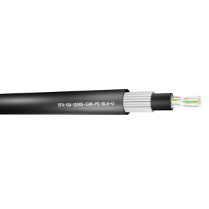 CW1198 Telecom Cable 5 Pairs 0.5mm PJ Filled SWA PE - Black 1000m