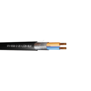Defence Standard Cable 16 x 0.2mm 2 Cores TCWB Screened LSZH - Black UV 500m