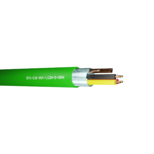 KNX Equivalent Cable EIB Bus 2mm x 2mm x 0.8mm Green DCA LSZH - per metre