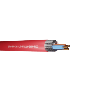 Enhanced Fire Resistant Cable Flame Flex FR120 2 Cores 1.5mm 300/500V - Red 100m