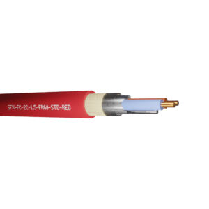 Standard Fire Resistant Cable Flame Flex FR60 2 Cores 1.5mm 300/500V - Red 100m
