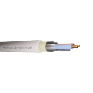 Standard Fire Resistant Cable Flame Flex FR60 2 Cores 2.5mm 300/500V - White 100m