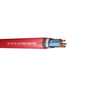 Enhanced Fire Resistant Cable Flame Flex FR120 3 Cores 1.5mm 300/500V - Red 500m