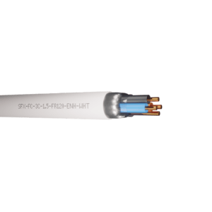 Enhanced Fire Resistant Cable Flame Flex FR120 3 Cores 1.5mm 300/500V - White per metre