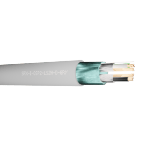 Belden Equivalent I-OSP2 2 Pairs 22AWG Cable Individually Foil Screen with Overall Foil Screen 600V DCA LSZH (8728) - 500m
