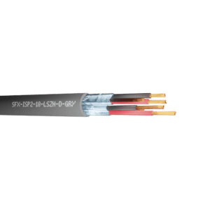 Belden Equivalent Cable ISP2-18 2 Pairs 18AWG Individually Foil Screen Multi Pair 600V DCA LSZH (9368) - Grey 1000m