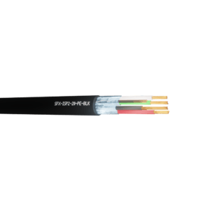 Belden Equivalent Cable ISP2-20 2 Pairs 20AWG Individually Foil Screen Multi Pair 600V PE (9402) - Black 1000m