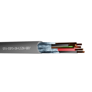 Belden Equivalent Cable ISP3-20 3 Pairs 20AWG Individually Foil Screen Multi Pair 600V LSZH (9873) - Grey 1000m