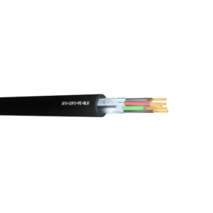 Belden Equivalent Cable ISP3 3 Pairs 22AWG Individually Foil Screen Multi Pair 600V PE (8777) - Black 1000m