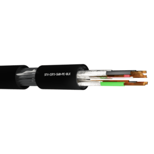 Belden Equivalent Cable ISP3 3 Pairs 22AWG Individually Foil Screen Multi Pair 600V SWA PE (8777) - Black 500m