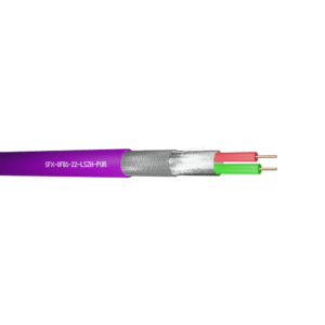 Modbus Cable OFB1-22 1 Pair 22AWG Overall Foil and Braid Screen 600V LSZH (3079A) - Purple 1000m
