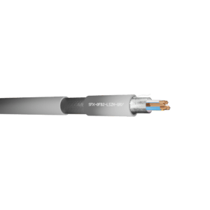 Belden Equivalent Cable OFB2 2 Pairs 24AWG Overall Foil and Braided Screen 600V LSZH (9842) - Grey 200m