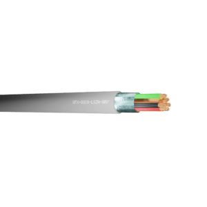 Belden Equivalent Cable OSC8 8 Cores 24AWG Overall Foil Screen Multicore 600V LSZH (9538) - Grey 100m