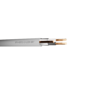 Belden Equivalent Cable OSP1-22 1 Pair 22AWG Overall Foil Screen Pairs 600V LSZH (8451) - Grey per metre
