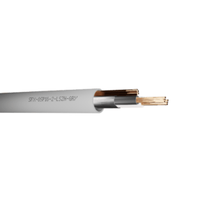 Belden Equivalent Cable OSP1-62 1 Pair 20AWG Overall Foil Screen Pairs 600V LSZH (8762) - Grey 200m