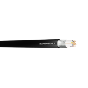 Belden Equivalent Cable OSP6 6 Pairs 24AWG Overall Foil Screen Pairs 600V PE (9506) - Black 1000m