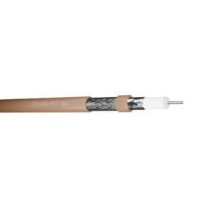 RG6 Coaxial Cable PVC - Brown 100m