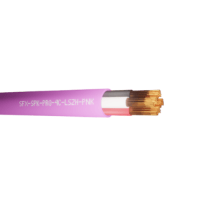 Speaker Cable 4 Cores BC 30 x 0.25mm 16AWG LSZH - Pink per metre