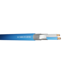 Belden Equivalent Cable Twinaxial 272 2 Cores 20AWG Overall Braided Screen 600V LSZH (9272) 78ohm - Blue per metre