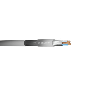 Belden Equivalent Cable OFB1 1 Pair 24AWG Overall Foil and Braided Screen 600V LSZH (9841) - Grey 200m