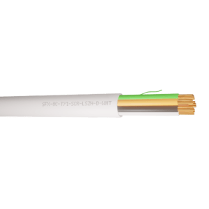 Alarm Cable DCA Type 1 8 Cores Screened LSZH - White 200m