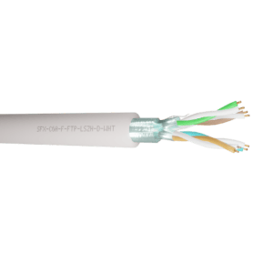 Data Cable DCA Category 6A 4 Pairs F/FTP LSZH - White 1000m