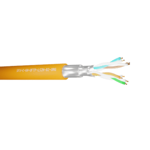 Data Cable Category 6A 4 Pairs U/FTP B2CA LSZH - Orange 305m