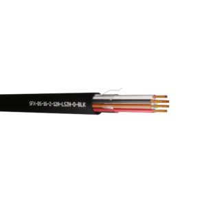 Defence Standard Cable DCA 16 x 0.2mm 12 Cores TCWB Unscreened LSZH - Black UV per metre