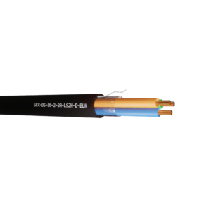 Defence Standard Cable DCA 16 x 0.2mm 3 Cores TCWB Unscreened LSZH - Black UV 100m