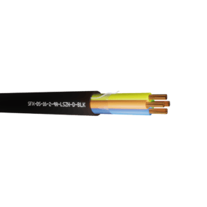 Defence Standard Cable DCA 16 x 0.2mm 4 Cores Unscreened LSZH - Black UV 500m